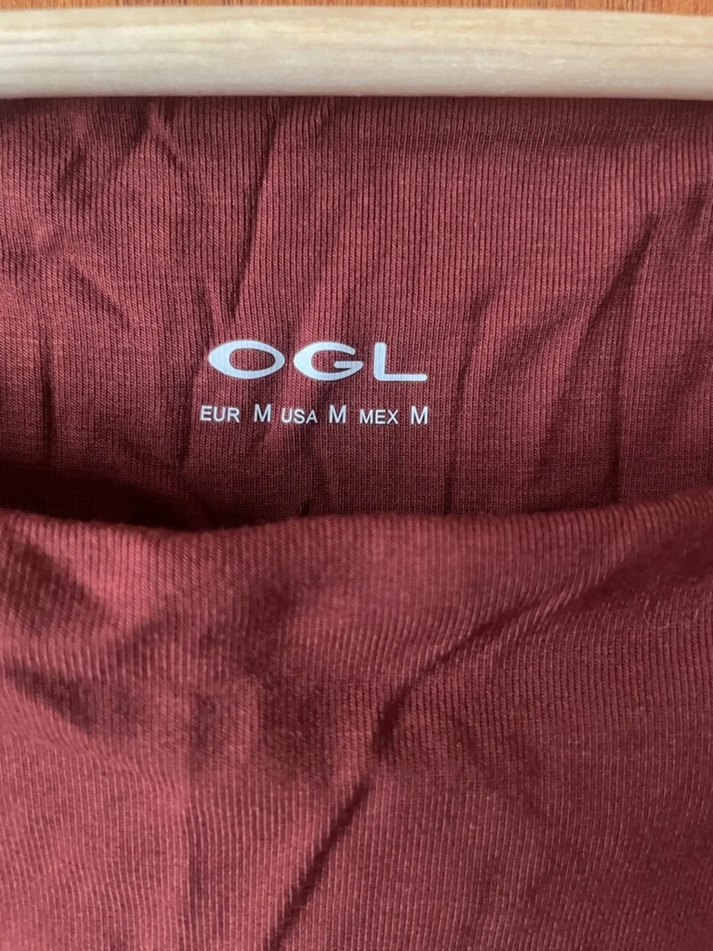OGL Rust Brown Built-In Bra Tank Top